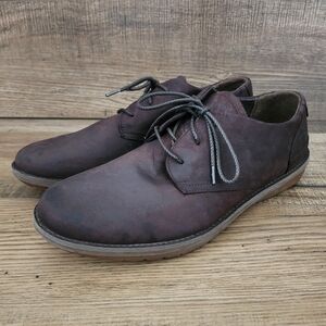 Timberland Men Size 12 Earthkeepers Travel Oxford Shoes Brown Lace Up